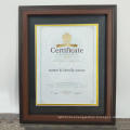 Wholesales Document Frame Made To Display Certificates Diploma 8x10 11x14 8x11 Inch Standard Paper Frame